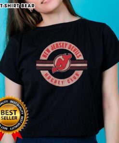 Ladies' tee featuring the Nice New Jersey Devils design, perfect for fans and casual wear.