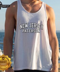 Stylish Nice New Jersey Paterson tank top featuring vibrant colors and a trendy design, perfect for summer wear.