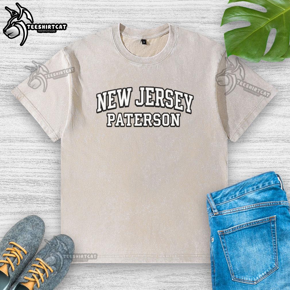 nice-new-jersey-paterson-washed-t-shirt Paterson, New Jersey washed t-shirt featuring a stylish design, perfect for casual wear and local pride.