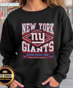 Cozy Nice New York Giants heater sweatshirt featuring team colors and logo, perfect for game day and chilly weather.