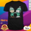 Alt Text: New York Jets Snoopy and Charlie Brown best friends T-shirt featuring playful graphics and vibrant colors.