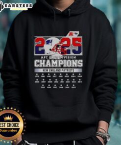 Nice New York Patriots Football Helmet on AFC East Division Champions 2025 Hoodie showcasing team pride and style.