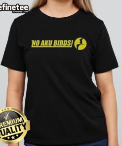 Nice No Aku Birds Logo Ladies Tee featuring a stylish design perfect for bird lovers and casual wear.