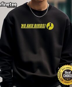 Nice No Aku Birds Logo Sweatshirt featuring a vibrant bird design on a comfortable fabric, perfect for casual wear.