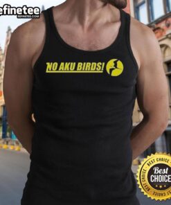 Nice No Aku Birds logo tank top showcasing a vibrant design for casual summer wear.