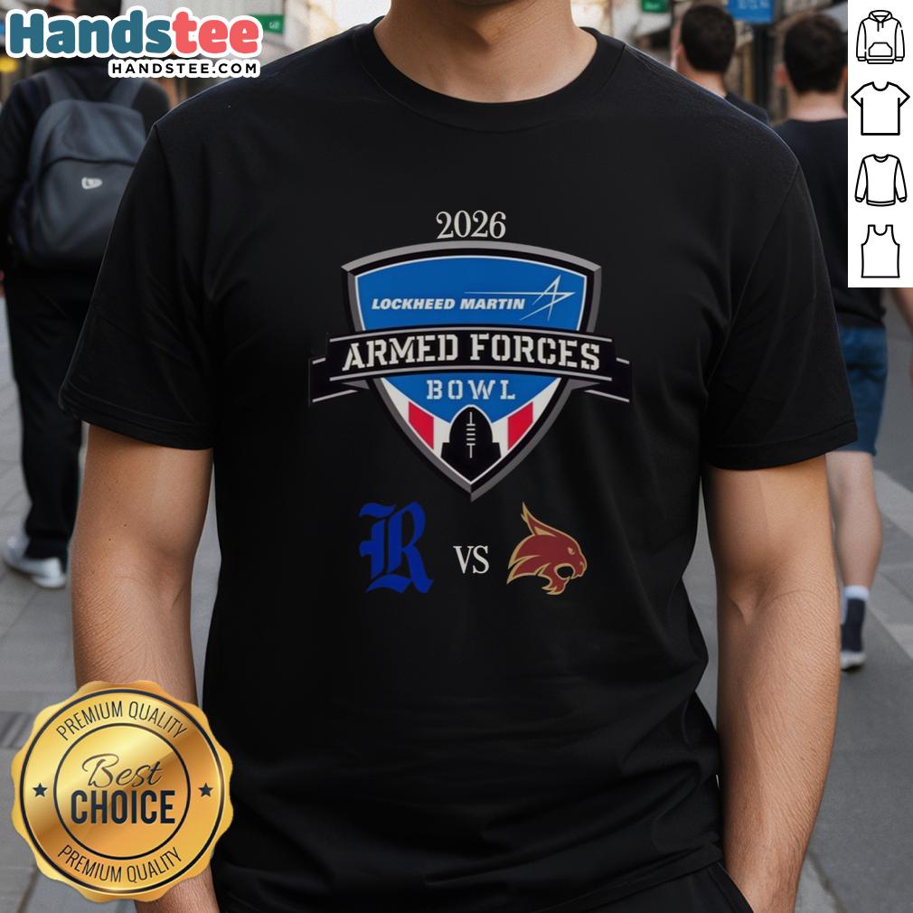 nice-official-rice-owls-vs-texas-state-bobcats-2026-lockheed-martin-armed-forces-bowl-matchup-t-shirt-1 Alt Text: 2026 Lockheed Martin Armed Forces Bowl T-Shirt featuring Nice Official Rice Owls vs Texas State Bobcats matchup design.