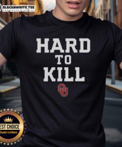 Nice Oklahoma Sooners Football Hard To Kill Logo T-Shirt featuring iconic logo design, perfect for fans and game day wear.