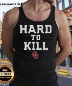 Nice Oklahoma Sooners Football Hard to Kill Logo Tank Top featuring bold graphics and a sporty design for fans.