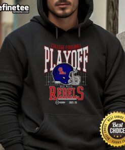 Nice Ole Miss Rebels 2025-2026 College Football Playoff Bound hoodie featuring team logo and stylish design.