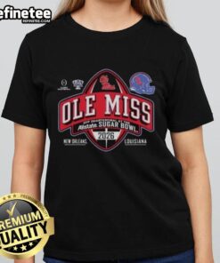Alt Text: Ole Miss Rebels at the Allstate Sugar Bowl CFP Quarterfinal in New Orleans, showcasing team pride and spirit.