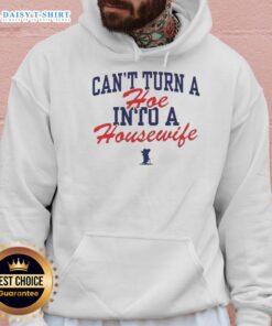 Nice Ole Miss Rebels hoodie featuring 'Can't Turn a Hoe Into a Housewife' slogan, perfect for Rebels fans.