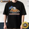 Nice Peanuts Snoopy driving a car on a New York Knicks T-shirt celebrating 2025 NBA Cup Champions.