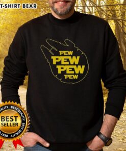 Cozy Nice Pew Pew Starship Sweatshirt featuring a fun space-themed design, perfect for sci-fi fans and casual wear.