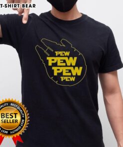 Nice Pew Pew Starship T-Shirt featuring a vibrant graphic design for sci-fi fans and space enthusiasts.