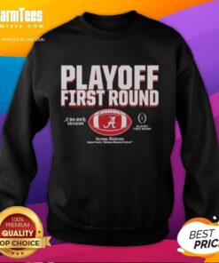 Alabama Crimson Tide 2025 CFP Winner sweatshirt celebrating the Nice Playoff First Round victory.