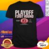 Alabama Crimson Tide 2025 CFP Winner T-Shirt for playoff first round, featuring vibrant team colors and logo.