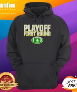 2025 CFP Winner Hoodie featuring Oregon Ducks logo for Nice Playoff First Round, perfect for fans and supporters.