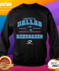 Alt Text: Stylish Dallas Renegades UFL logo sweatshirt showcasing team spirit and comfort for fans and sports enthusiasts.