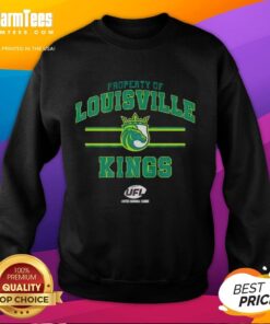 Louisville Kings UFL logo sweatshirt featuring a stylish design, perfect for fans of the UFL team.