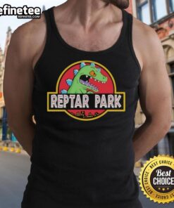 Nice Reptar Park Rugrats Movie cartoon tank top featuring vibrant colors and iconic character design for fans.
