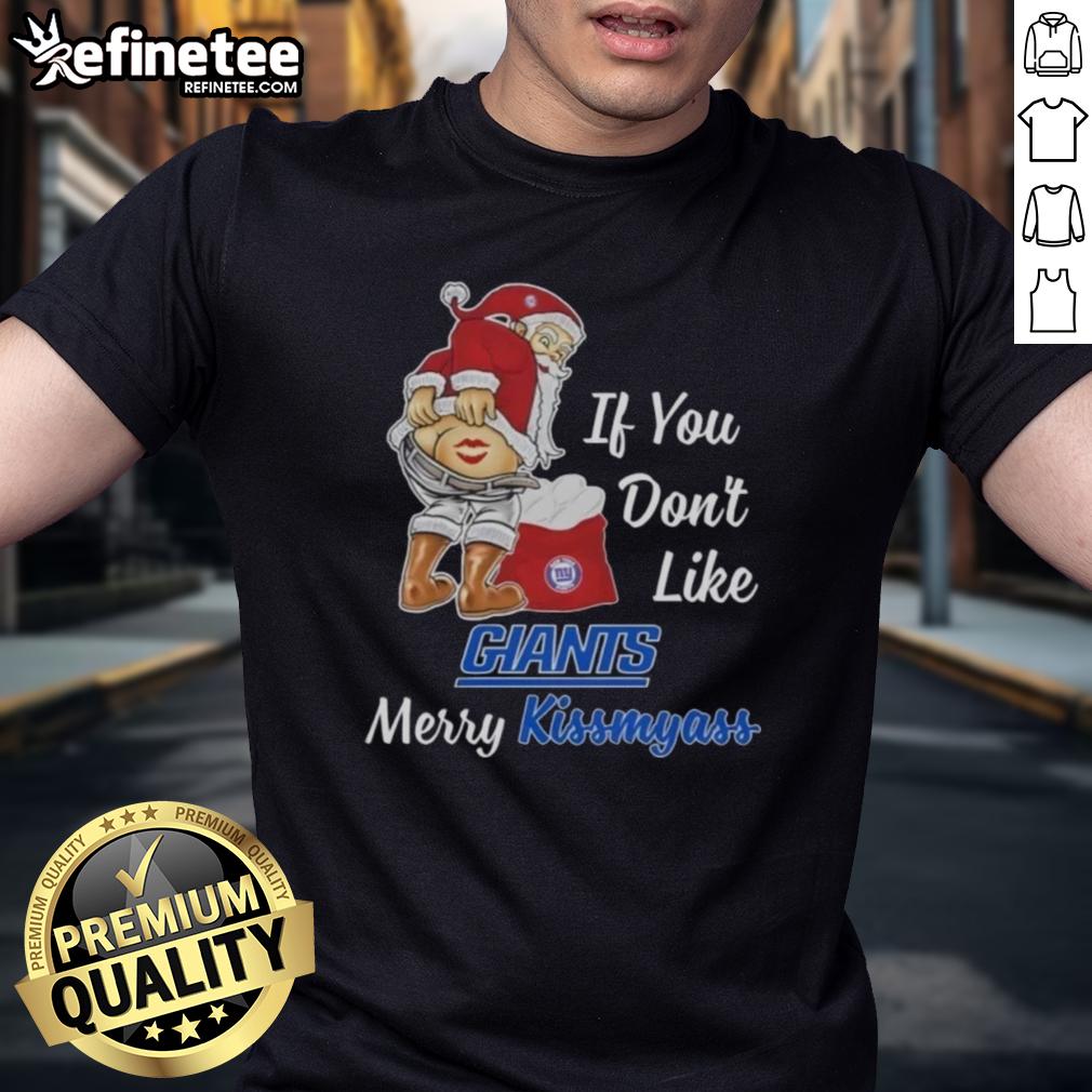 nice-santa-claus-if-you-dont-like-new-york-giant-merry-kissmyass-t-shirt Funny Nice Santa Claus T-shirt with 'If You Don't Like New York Giants, Merry Kissmyass' slogan for holiday cheer.