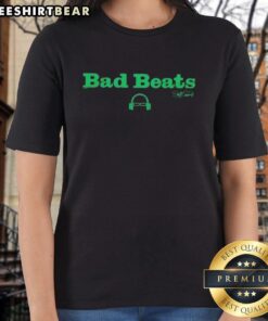 Alt Text: Nice Scott Van Pelt Bad Beats signature ladies tee featuring unique design and comfortable fit for sports fans.
