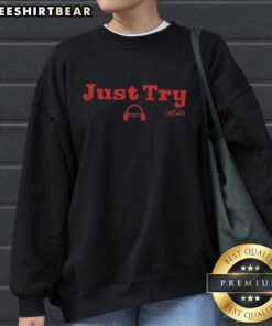 Scott Van Pelt Just Try Signature Sweatshirt in a stylish design, perfect for sports fans and casual wear.