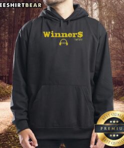 Scott Van Pelt Winner Signature Hoodie in navy with bold lettering, perfect for sports fans and stylish casual wear.