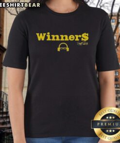 Alt Text: Nice Scott Van Pelt Winner Signature Ladies Tee featuring a stylish design and authentic signature for fans.