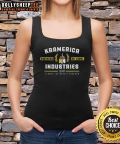 Nice Seinfeld Kramerica Industries tank top showcasing the Business As Usual Summer Internship Program design.