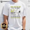 Alt Text: Snoopy graphic t-shirt reading 'Oh No, I'm In The Prime Of My Life' for fans of The Young and Restless.