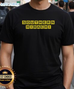Alt Text: Nice Southern Hibachi T-Shirt featuring vibrant grill graphics and stylish design for barbecue enthusiasts.