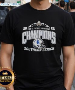 Alt Text: Nice Southern Lehigh PIAA 4A Football Champions T-Shirt featuring team colors and logo for proud supporters.