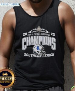 Southern Lehigh PIAA 4A Football Champions tank top showcasing team pride and spirit in vibrant colors.