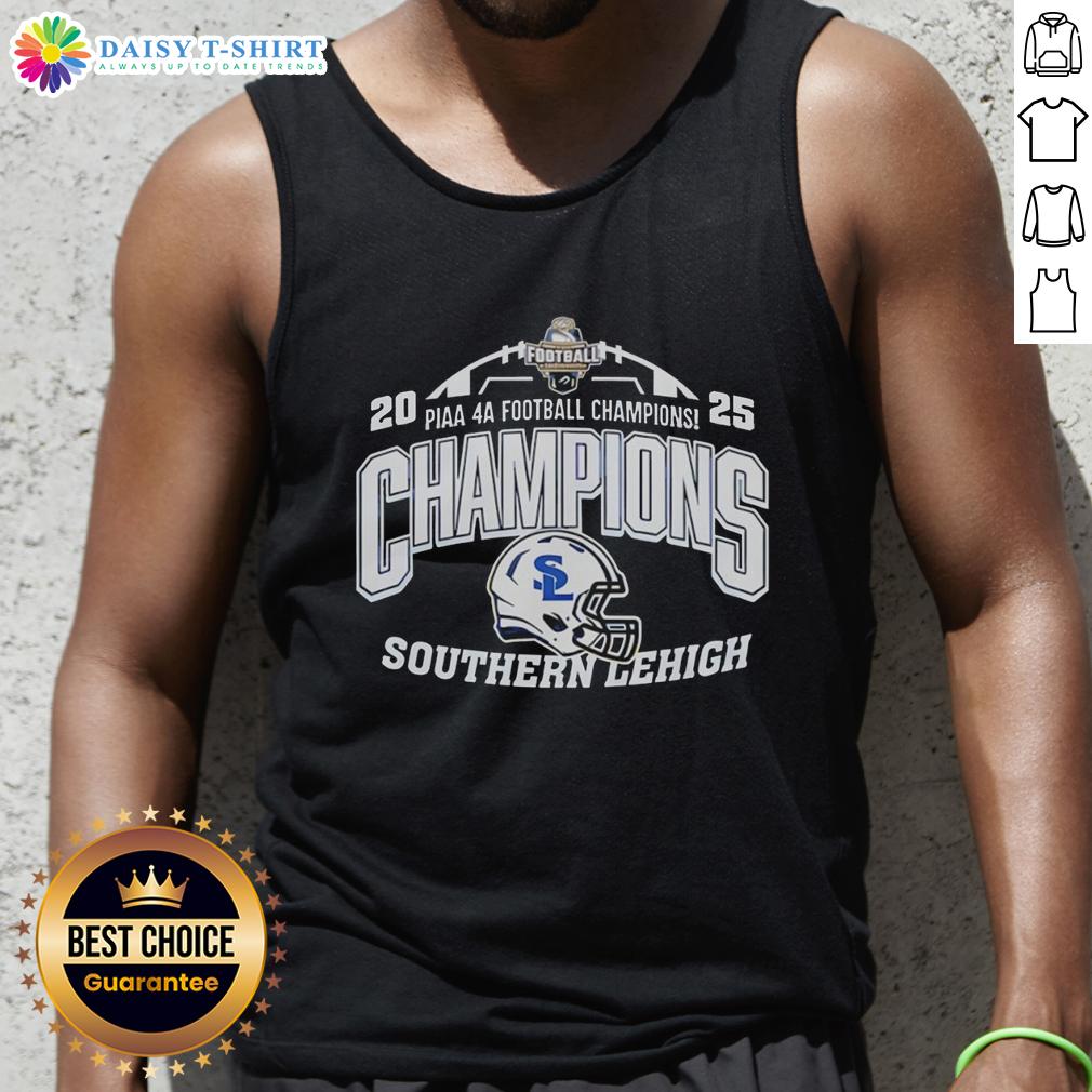 Nice Southern Lehigh Piaa 4A Football Champions Tank Top Southern Lehigh PIAA 4A Football Champions tank top showcasing team pride and spirit in vibrant colors.