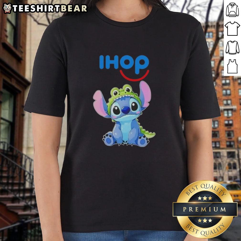 nice-stitch-cosplay-crocodile-x-ihop-ladies-tee Nice Stitch Cosplay Crocodile x IHOP Ladies Tee featuring vibrant colors and playful design, perfect for fans and collectors.