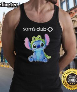 Cosplay of Nice Stitch Crocodile in a stylish Sam's Club tank top, showcasing vibrant colors and detailed design.