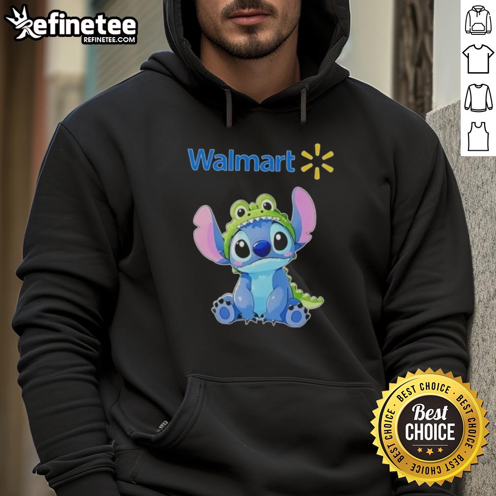 nice-stitch-cosplay-crocodile-x-walmart-hoodie Cosplay featuring Nice Stitch and Crocodile characters wearing a Walmart hoodie, showcasing vibrant colors and playful design.