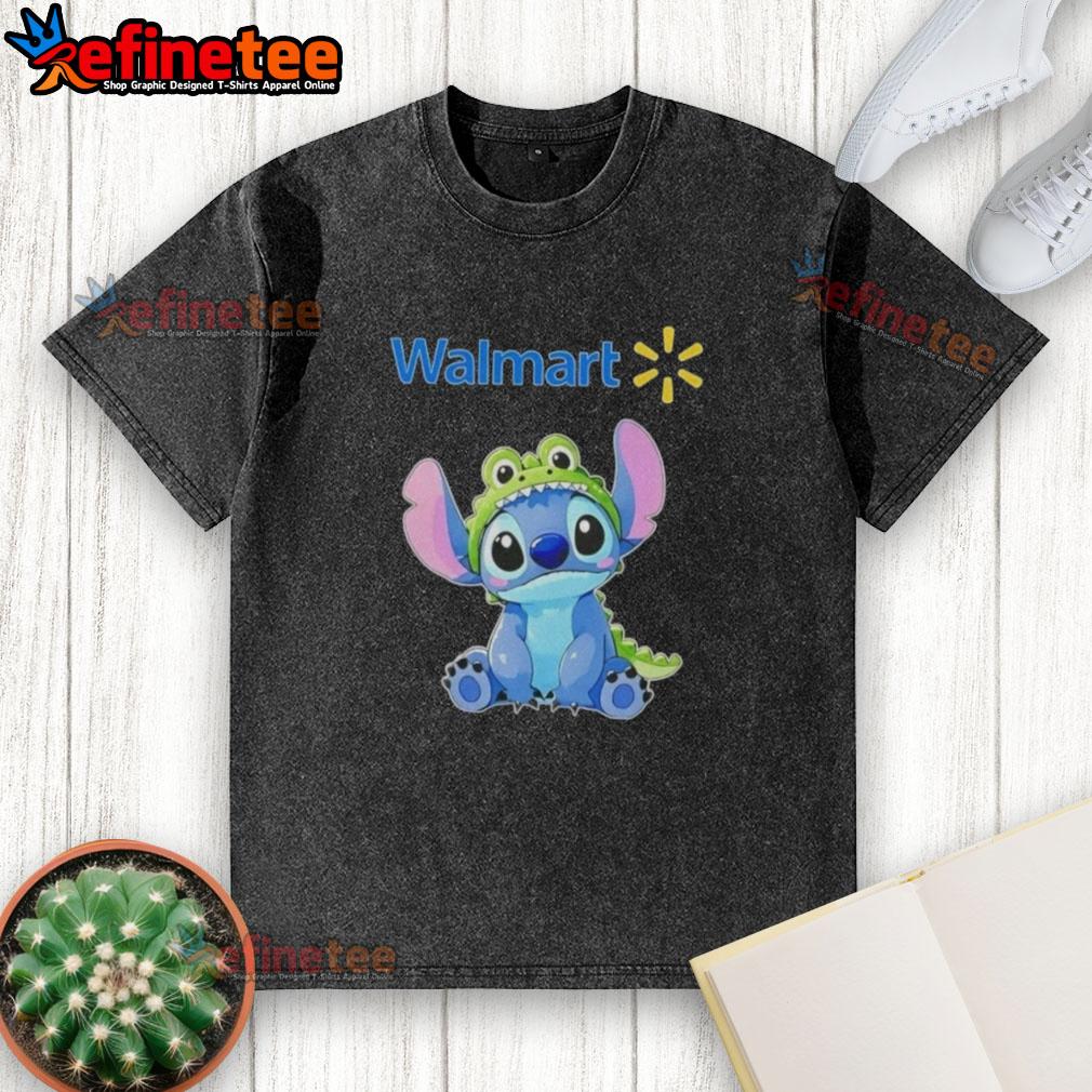 nice-stitch-cosplay-crocodile-x-walmart-washed-t-shirt Cosplay of Crocodile from Nice Stitch on a Walmart washed t-shirt, showcasing vibrant colors and detailed design.