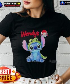 Cosplay of Nice Stitch Crocodile X Wendy's Ladies Tee featuring vibrant colors and creative design for fans.