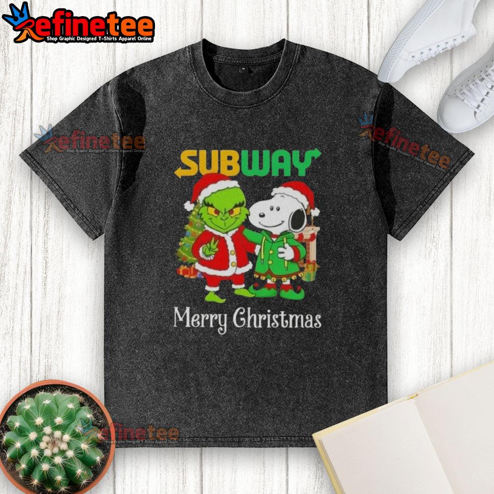nice-subway-x-grinch-and-snoopy-merry-christmas-washed-t-shirt Nice Subway X Grinch and Snoopy Merry Christmas washed t-shirt featuring festive graphics for holiday cheer.