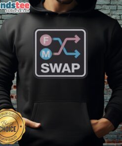 Nice Swap FM logo hoodie featuring a stylish design, perfect for fans of the Nice Swap FM community and casual wear.