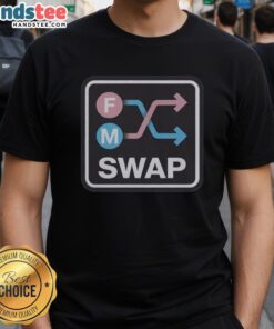 Nice Swap FM Logo T-Shirt featuring a vibrant logo design, perfect for fans and casual wear enthusiasts.