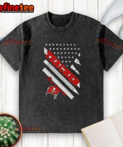 Nice-Tampa-Bay-Buccaneers-Football-X-Teacher-American-Flag-Washed-T-Shirt
