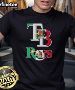 Nice Tampa Bay Rays Baseball T-Shirt featuring a vibrant Mexican flag design, perfect for sports fans and cultural pride.