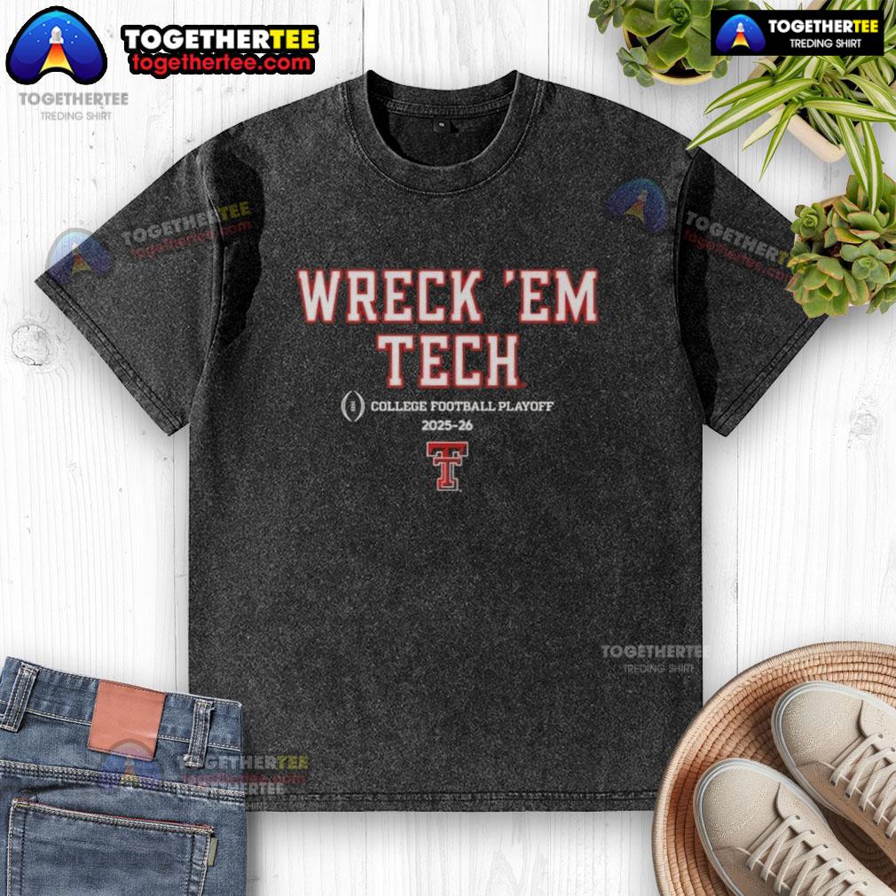 Nice Texas Tech Red Raiders Football 2025 Cfb Playoff Slogan Washed T Shirt Nice Texas Tech Red Raiders Football 2025 CFB Playoff slogan washed t-shirt in vibrant colors, perfect for fans.