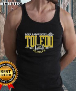 Nice Toledo Rockets 2025 Boca Raton Bowl logo tank top showcasing team spirit and style for fans.