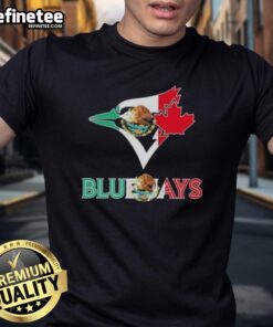 Nice Toronto Blue Jays baseball t-shirt featuring a vibrant Mexican flag design, perfect for fans of both cultures.