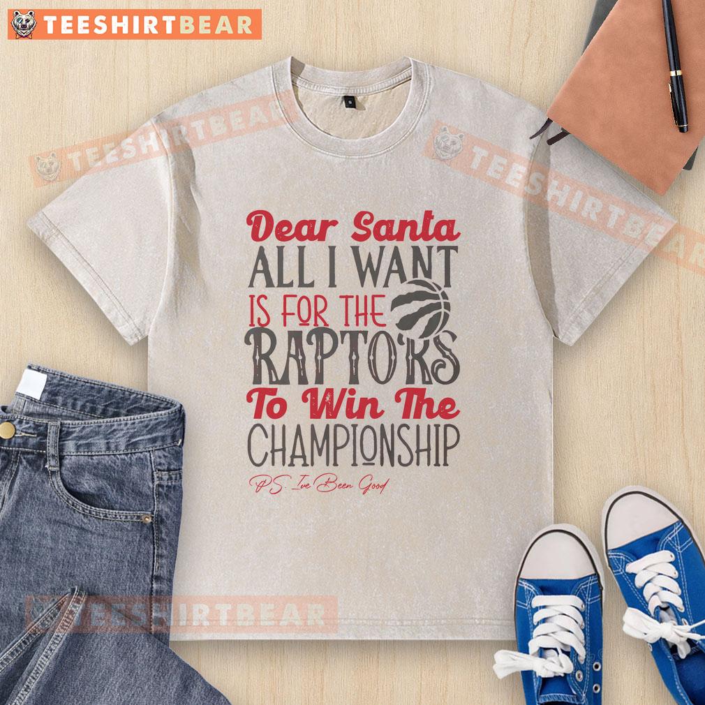 nice-toronto-raptors-all-i-want-for-christmas-washed-t-shirt Nice Toronto Raptors All I Want For Christmas Washed T-Shirt featuring team colors and logo, perfect for fans.