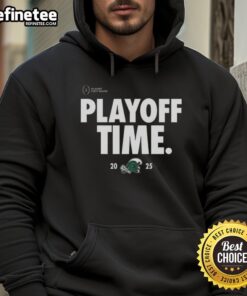 Alt Text: Nice Tulane Green Wave Playoff Time logo hoodie featuring vibrant colors and team spirit design.